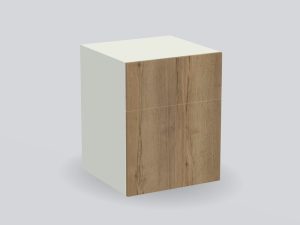 Kookplaatkast op maat (render van de indeling G19)