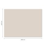 DECObasic Wit - Off White (DecoLegno UA92) — de plaat met zijn maat