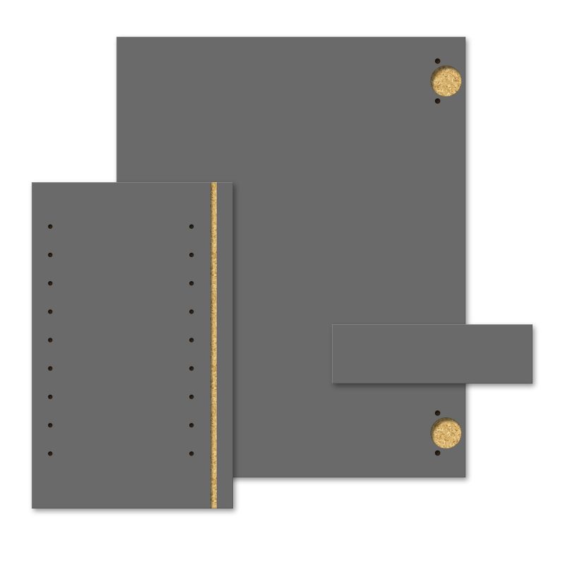 Decobasic grijs (decolegno ua01) — meubelpanelen op maat