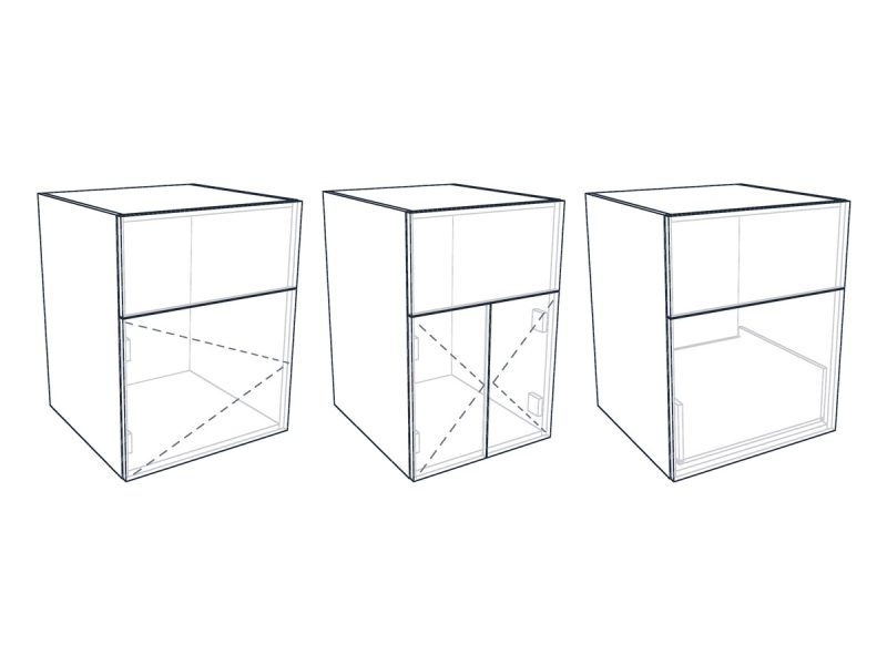 Keukenmodule voor spoelbak op maat