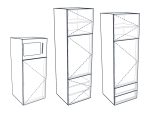 Keukenmodule voor koelkast op maat